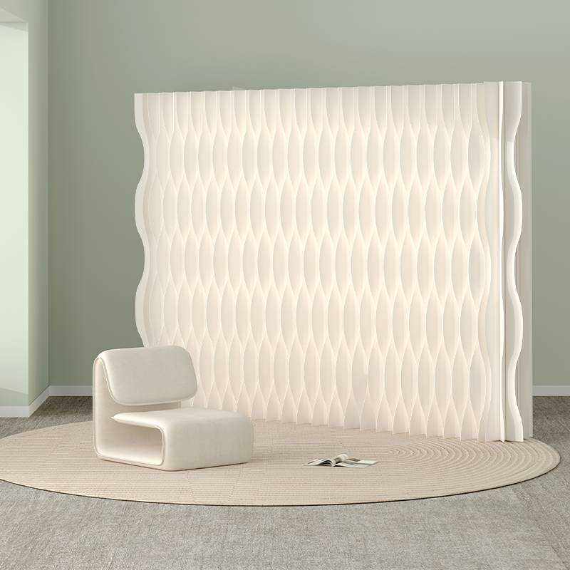 屏风隔断可折叠软屏移动背景墙办公室小户型分隔一房变两房隔断墙