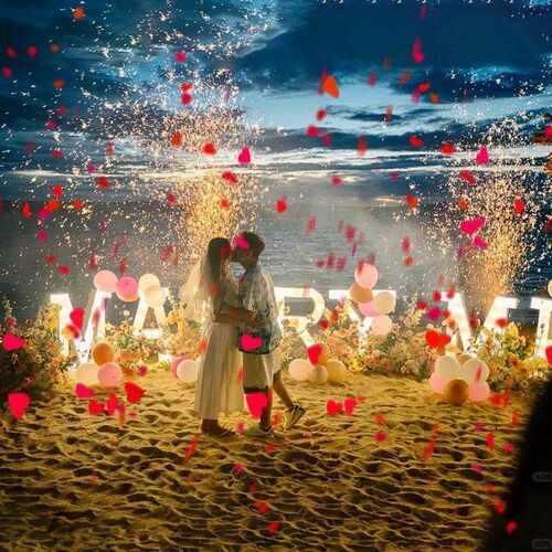 Christmas Halloween Love Gold Foil Firework Tube 30CM 20G