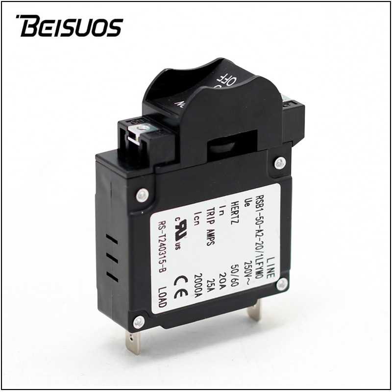 RSB1-50电磁式液压断路器ON-OFF船型开关过载保护器防撞保护开关