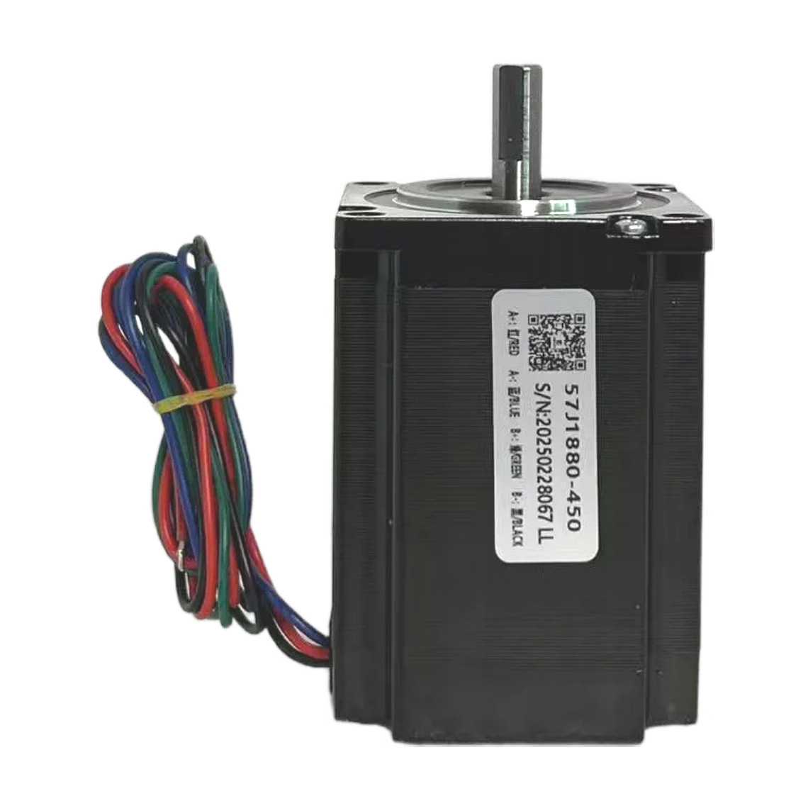 57J1880-450-LL杰美康57直流两相步进电机轴8mm适配驱动器2DM542