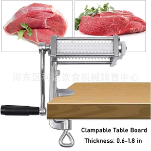 手动嫩肉机家用小型嫩肉松肉机铸铁手动嫩肉机 Meat Tenderizer