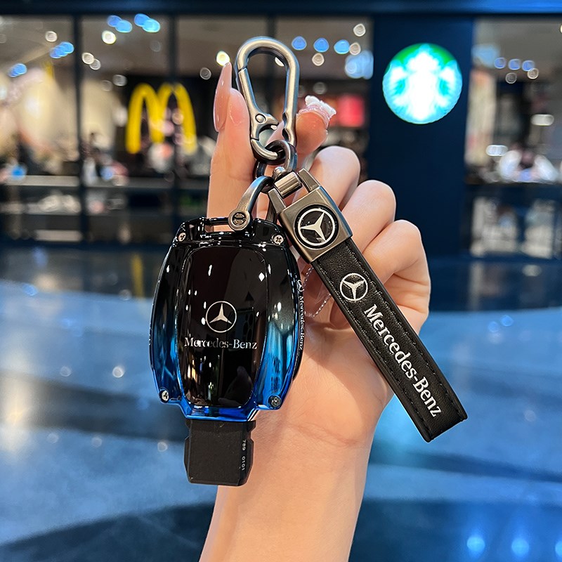 适用奔驰c200l钥匙套gla200扣b200车cla220壳c180l老a180男glc260