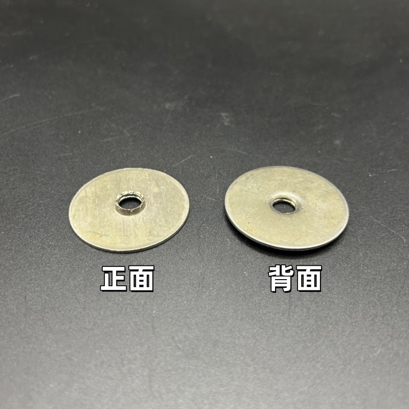 不锈钢牙片圆管螺母垫片封口带螺牙紧固件焊接内丝堵头攻牙封口片