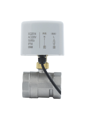 微电动球阀不锈钢304二直通双向水金属两三线一控常开闭式ACDN125