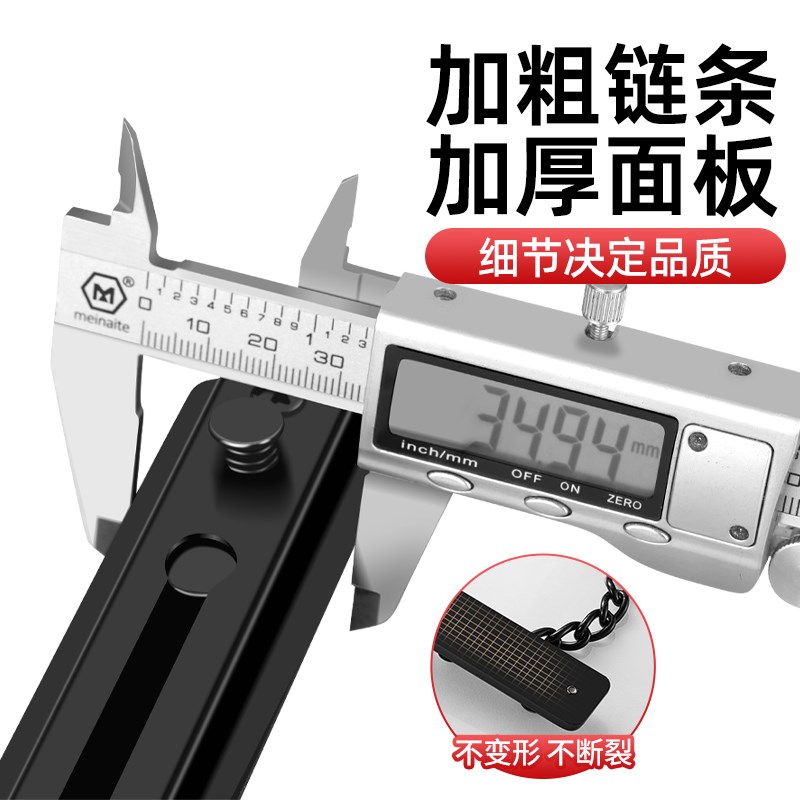 防盗链家用防盗门内反锁扣入户门不锈钢门锁卡扣酒店门内安全神器