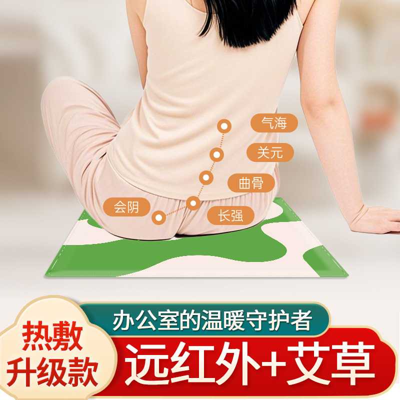 代发艾灸坐垫屁垫家用臀部熏灸仪艾草发热红花玫瑰达人电加热坐垫
