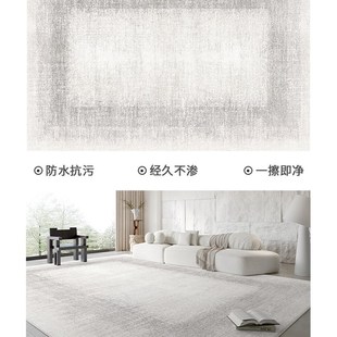 免洗t可擦轻奢高级意式 地毯客厅2024新款 极简简约灰色沙发茶几地