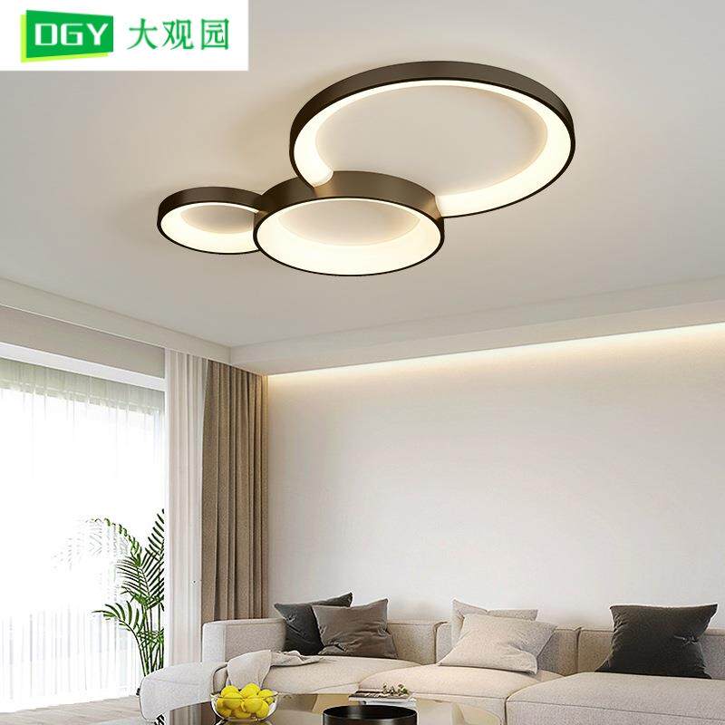 客厅灯现代简约客厅主灯极简卧室灯家用大灯具led餐厅吸顶灯饰X1