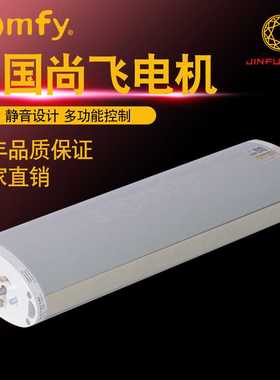 法国进口尚飞电机Somfy灵迪Glydea60EDCT/RTS智能电动窗帘电机尚