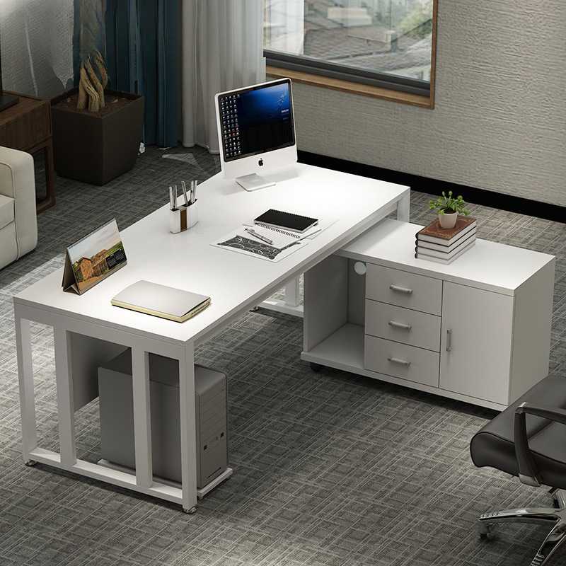 办公老板桌简约现代大班台时尚经理主管桌大班桌大气单人老板桌椅