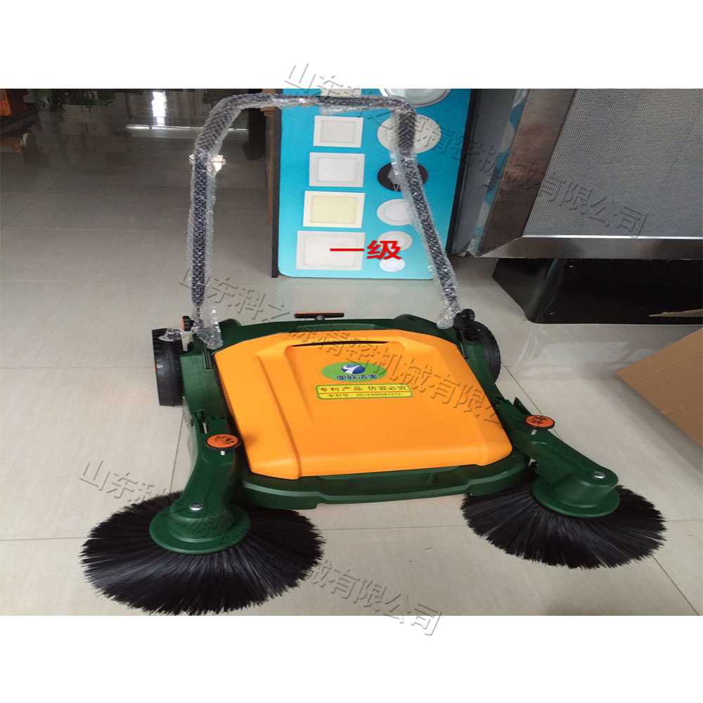 可折式叠手推扫地机 便捷式腐蚀性垃圾清扫机 活动场馆扫地设备