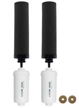 Berkey过滤器黑色活性碳棒滤芯BB9-2滤水器PF-2氟化物滤芯组合包