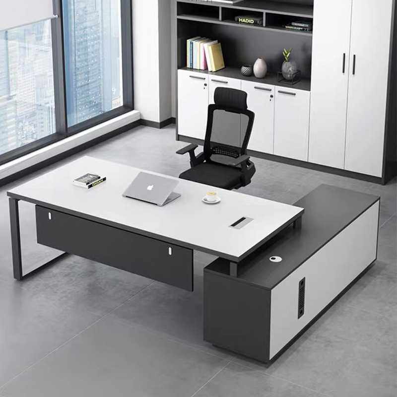 老板办公桌椅组合简约现代单人商用经理室总裁电脑桌班台家具书桌