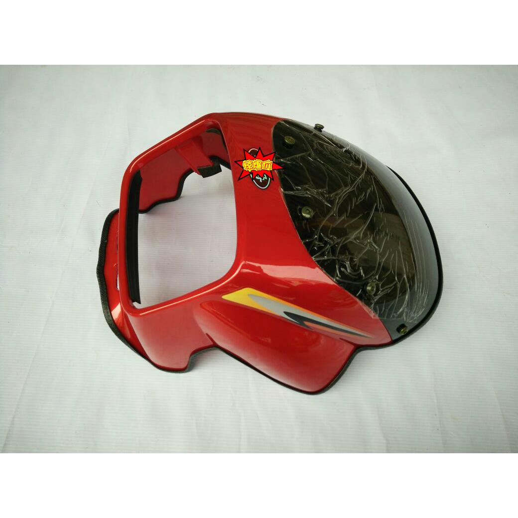 正品摩托车配件钻豹125头罩HJ125K导流罩 HJ125-7A导流罩