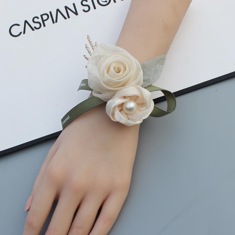 婚礼胸花儿童舞蹈结婚超仙女韩式森系高级感新娘伴娘姐妹团手腕花