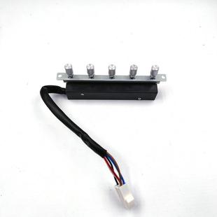 红日抽油烟机配件CXW180-JXJ69C开关按钮jJXJ29A总成五键按键开关