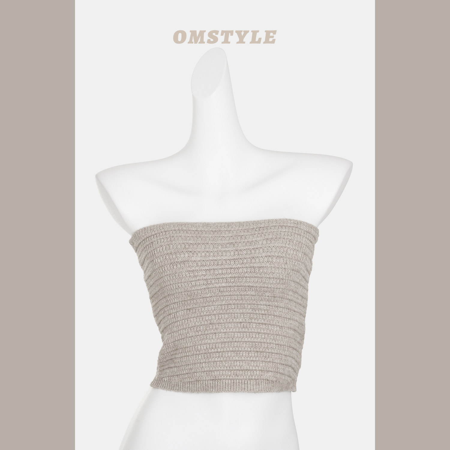 甜辣妹肌理感纯色针织松紧修身抹胸女修身内搭裹胸气质减龄上衣春,女装/女士精品,抹胸,淘宝优惠券,粉丝福利购,淘宝优惠卷