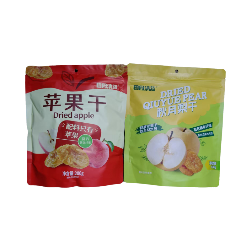 田园清蔬苹果干秋月梨干独立包装
