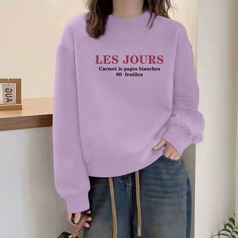 纯棉短款韩版卫衣女时尚洋气