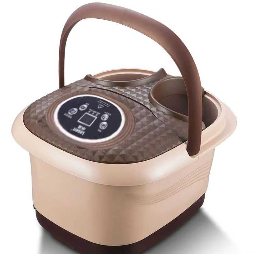 出口泡脚桶恒温电动足浴盆自动按摩加热洗脚桶洗脚智能新款