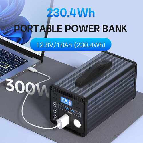 Solar energy storage system    太阳能储能系 统户外电源 300W