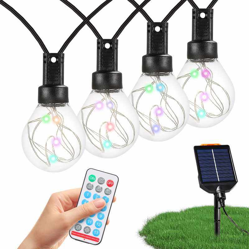 LED太阳能G40铜线氛围灯串户外庭院防水灯帐篷露营天幕装饰球泡灯,3C数码配件,摄像机配件,淘宝优惠券,粉丝福利购,淘宝优惠卷