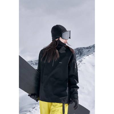 awka单板滑雪服女款2024新款卫衣防风防水外套上衣冬季男士3L