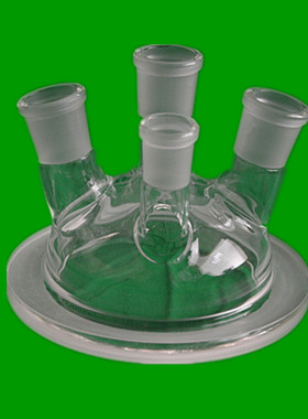 玻璃开口反应釜1000ml球形三四口烧瓶2L3LJ5L分体反应器500ml实验