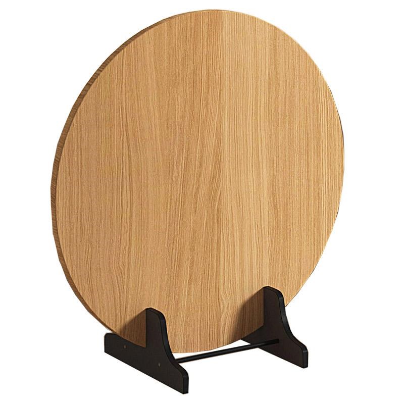 落地式圆形桌面钢化玻璃展示架桌子底座支架圆桌R旋转盘餐桌收纳