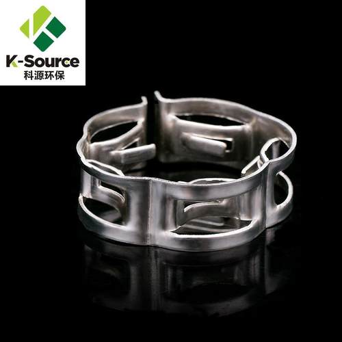 科源环保 供应金属扁环填料干燥塔304不锈钢内弯弧形扁环