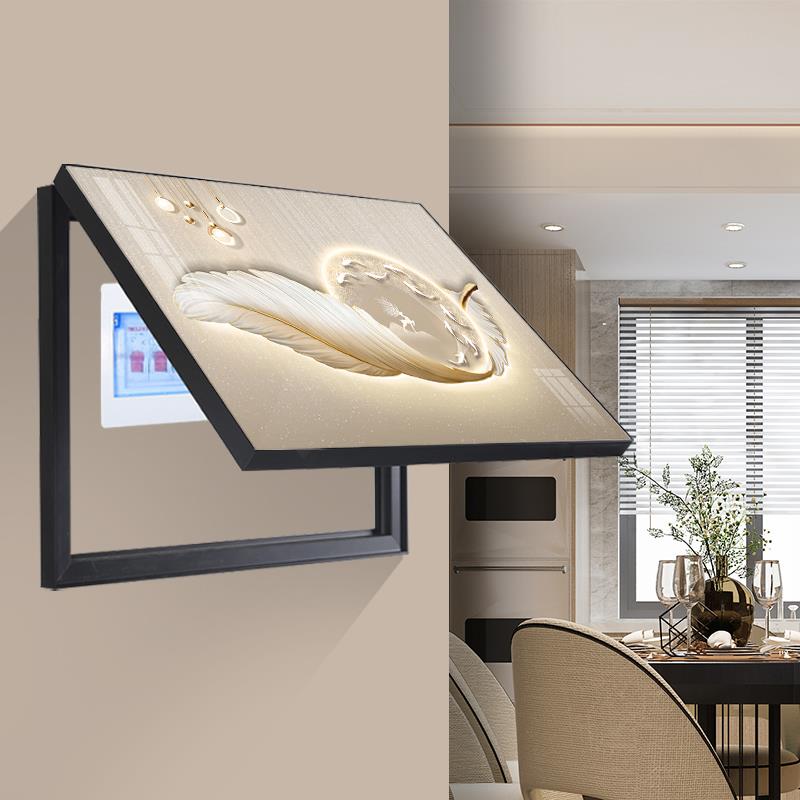 轻奢电表箱装饰画 画现代简约客厅配电箱遮挡箱免打孔电源总开 关