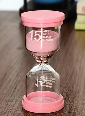 定制沙漏计时器儿童学生学习时间管理20/30/60分钟流沙瓶摆件礼物