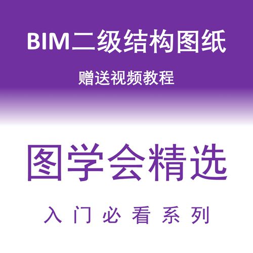 图学会BIM等级考试二级结构真题PDF赠送历年真题视频讲解REVIT