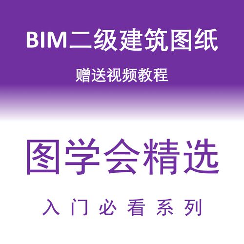 图学会BIM等级考试二级建筑真题PDF赠送历年真题视频讲解REVIT
