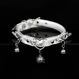 糖衣炮弹小众原创项圈PUPPY可拆卸铃铛置灯亚文化choker牵引项圈