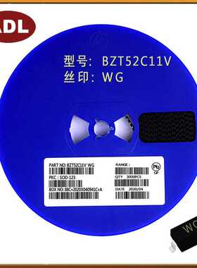奥德利 BZT52C11V SOD-123丝印WG 11V 0.5W 1206封装 稳压管 厂家