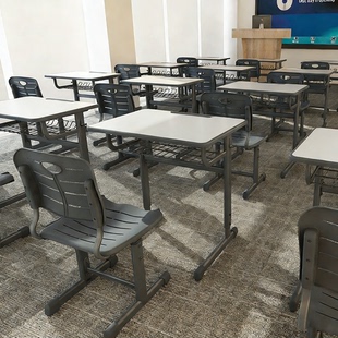 中小学生培训机构课桌椅儿童学习可升降书桌学校托管辅导班写字桌
