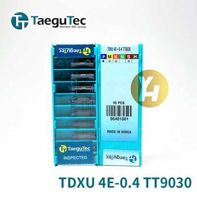 韩国特固克槽刀片 TDXU 4E-0.4 K10 TT9030 TT3010 PV3520 PV3030