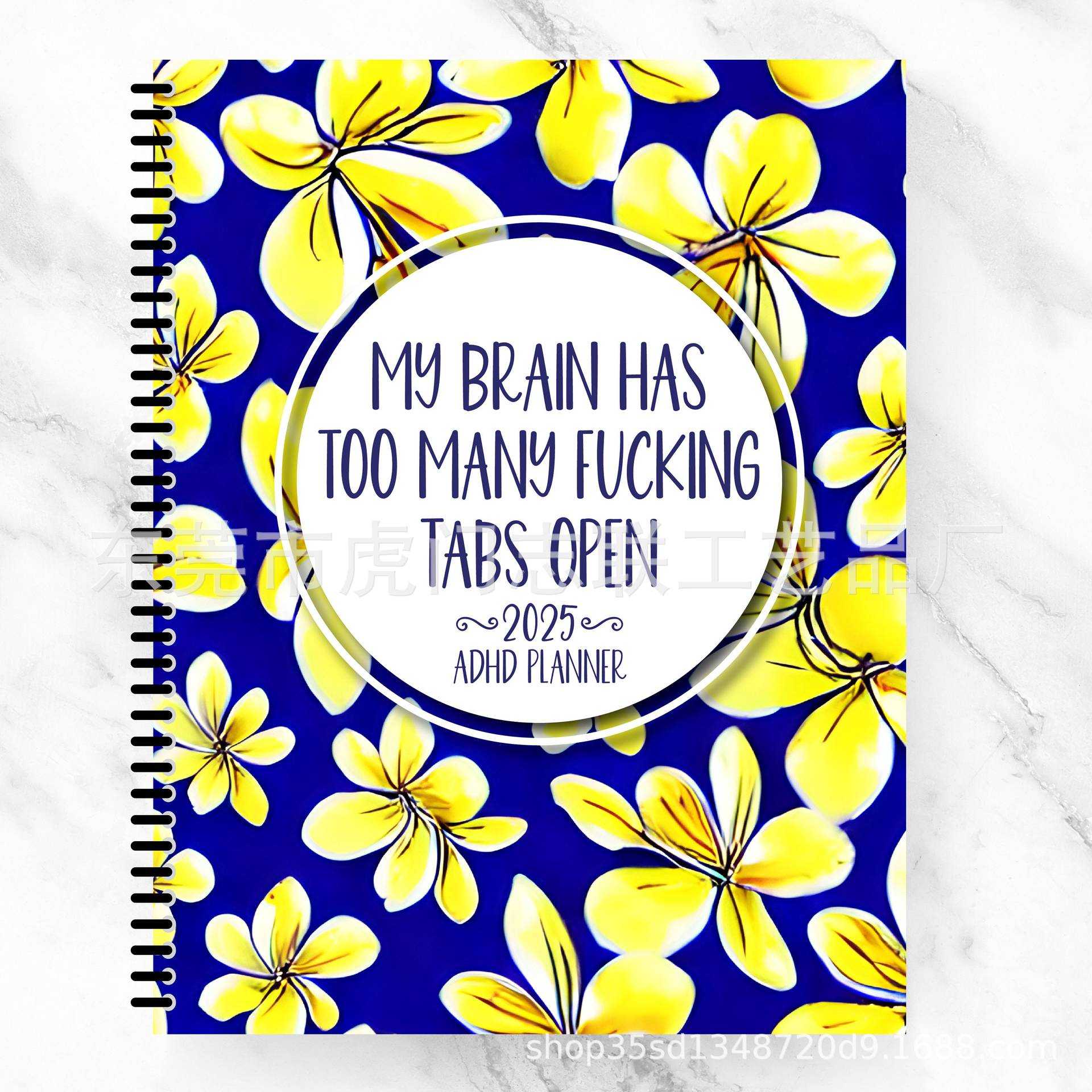 2025 Funny Adult Daily ADHD Planner 有趣的成人每日多动症计划