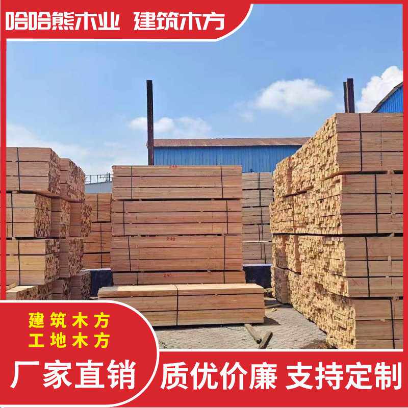 厂家 建筑木方支模木方桥梁木方工程木方木跳板松木方工地木方