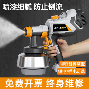 电动喷漆枪小型家用喷涂料机自动喷枪油漆喷枪墙面V乳胶漆喷涂神
