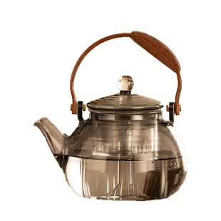 玻璃茶壶蒸煮双用煮茶壶耐高温花A茶壶家用烧水壶单壶电陶炉泡茶