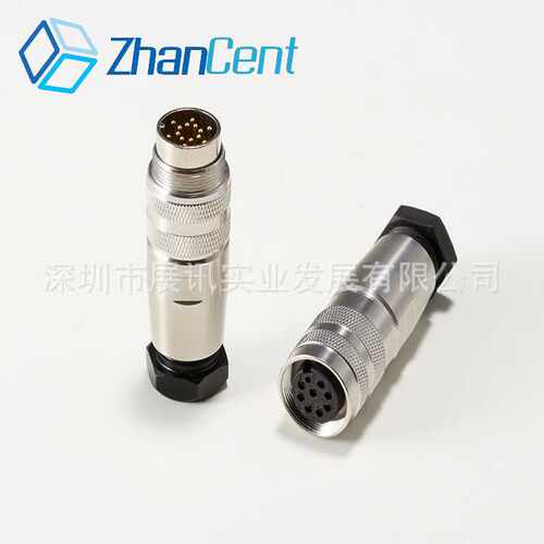 金属M16-7A连接器7芯航空插头581系列航空插头bin宾99-2025-0007