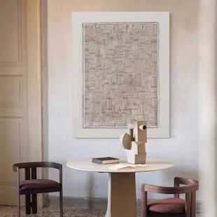 顺丰纯手绘油画抽象现代客厅卧室北欧侘寂风艺术厚肌理高级感挂画