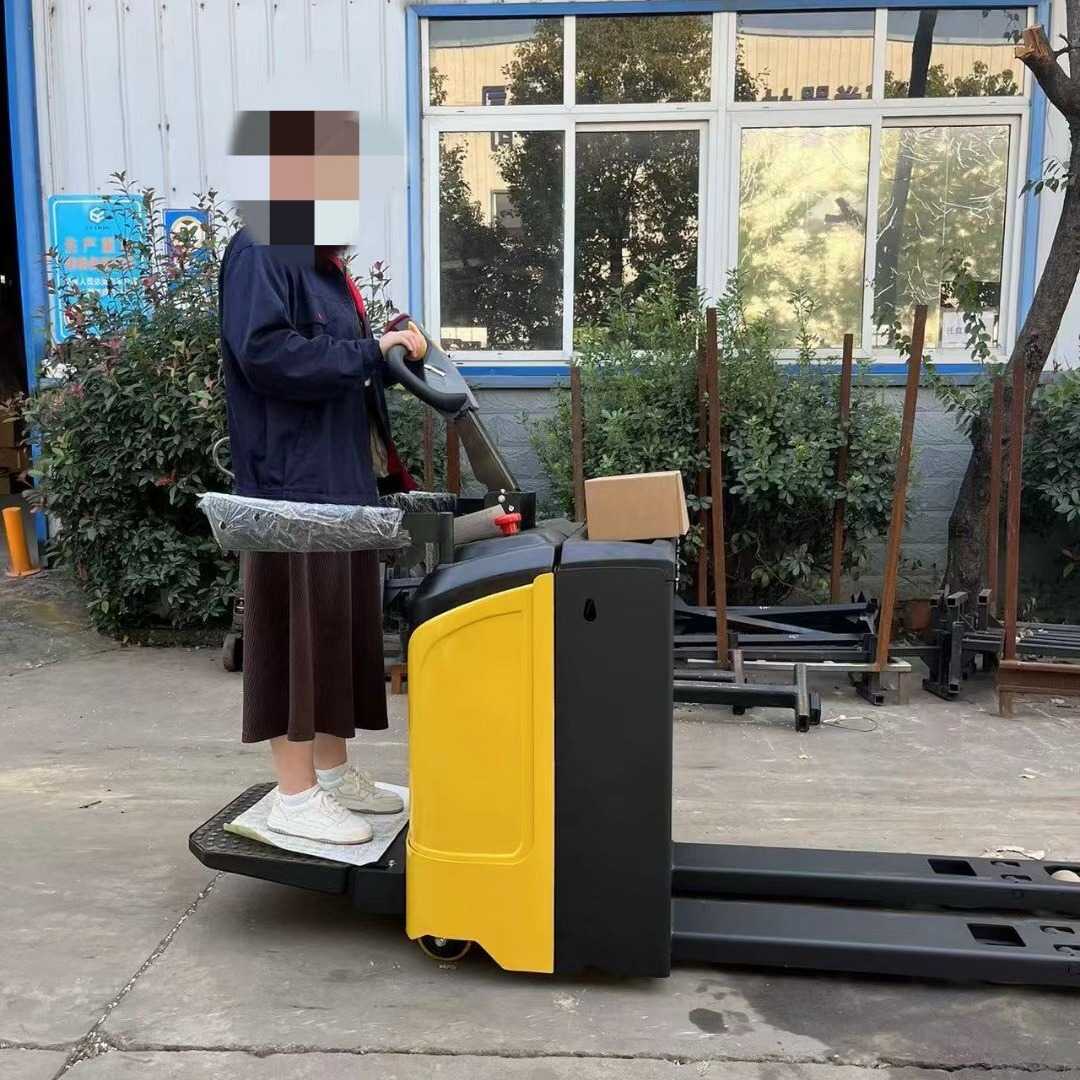 2吨电动地牛小金刚电动叉车托盘搬运车液压唧车加长货叉电瓶拖车