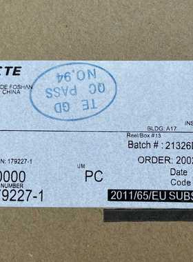 优势现货供应 TE 179227-1  直接拍