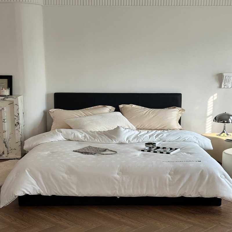 轻奢60支全棉蝴蝶结提花蚕丝雪绒柔软舒适春秋被加厚冬被双人被芯,3C数码配件,摄像机配件,淘宝优惠券,粉丝福利购,淘宝优惠卷