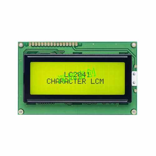 2004 20X4 液晶显示屏 黄绿底黑字 5v LC2041SMLHY6-DH3