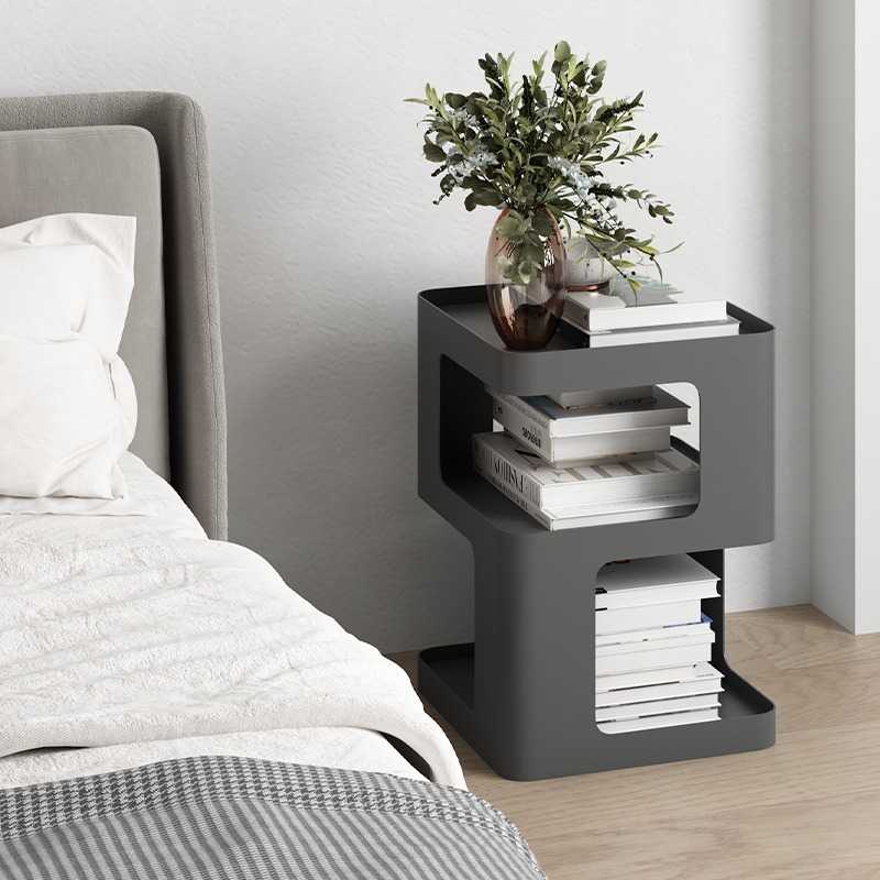 北欧创意边几简约铁艺沙发边柜茶几墙角收纳柜边角柜置物架转角柜