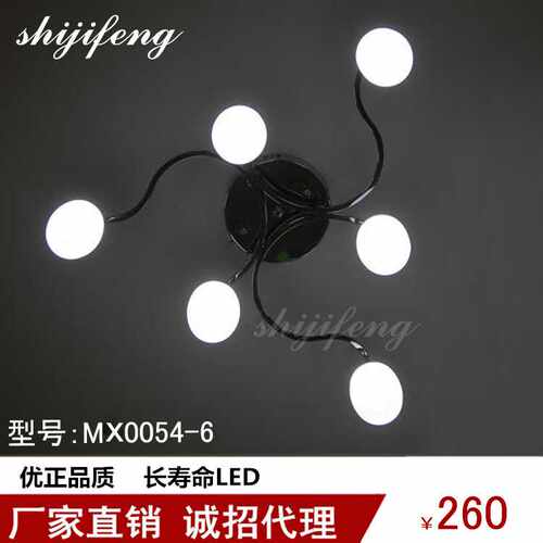 ceiling lamp LED创意餐厅灯 卧室吸顶灯 简约简欧工业卧房灯
